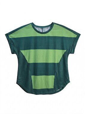 NWOT | Forest & Lime Panelled Oversized Top Dolman Sleeve Technical | Medium